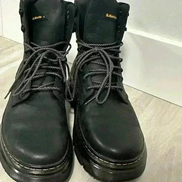 Dr. Martens Tarik Black Wyoming Unisex Lace-Up Ankle Boots size 12M - Picture 8 of 15